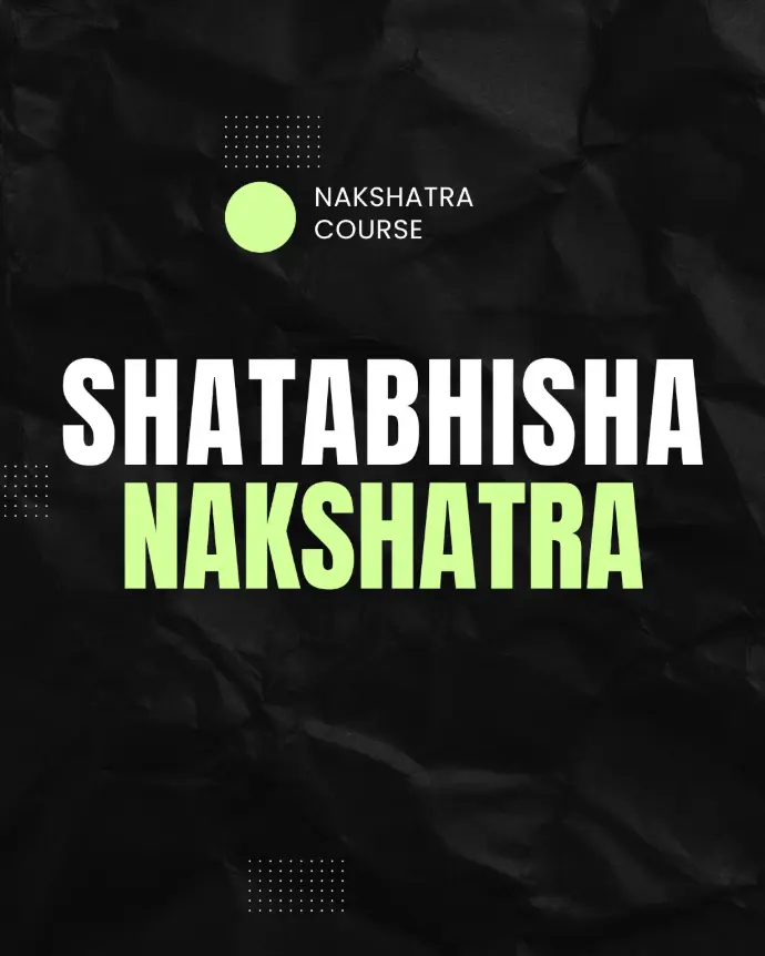 Shatabhisha Nakshatra 