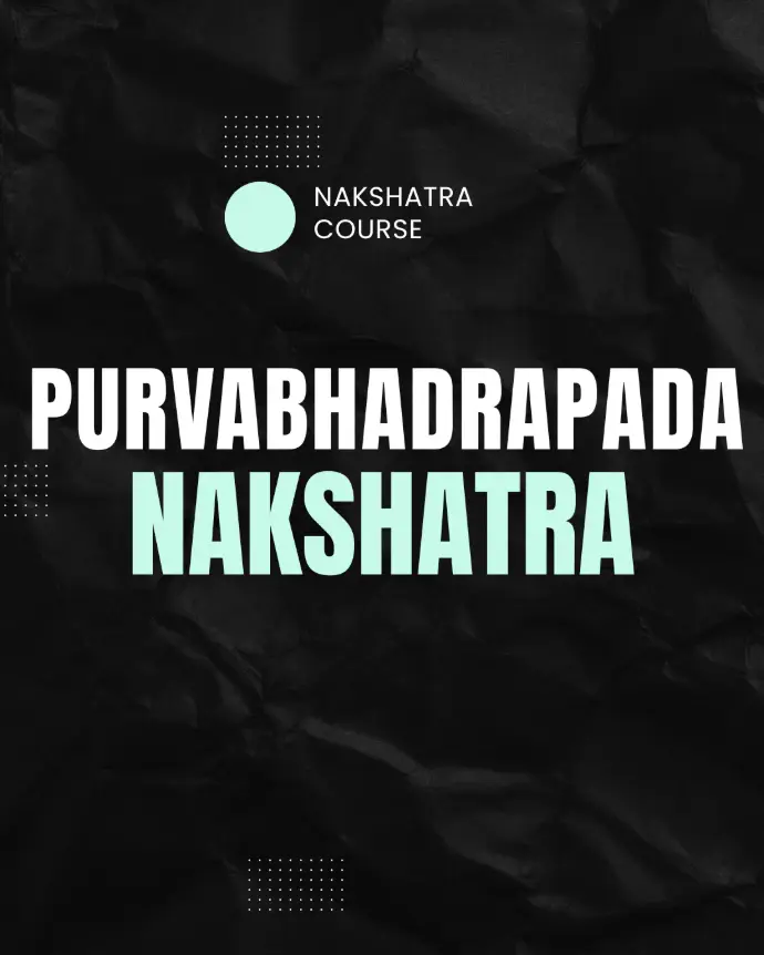 Purvabhadrapada Nakshatra 
