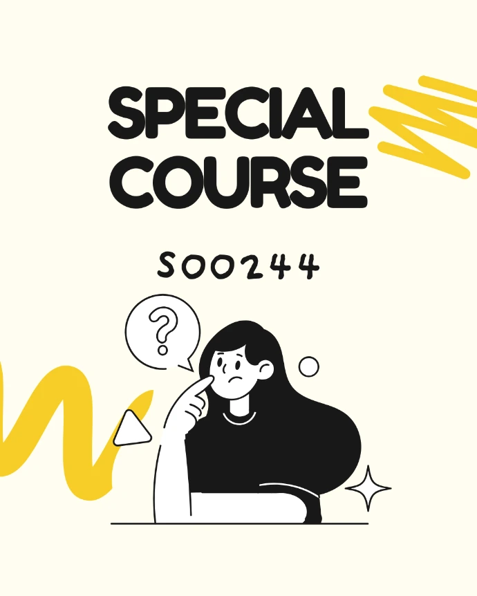 Special Course S00244